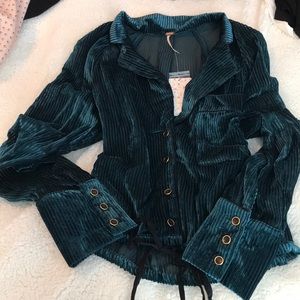 Free People Velvet Top